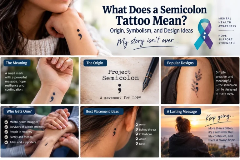 What Does a Semicolon Tattoo Mean?