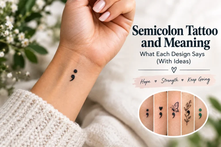 Semicolon Tattoo and Meaning