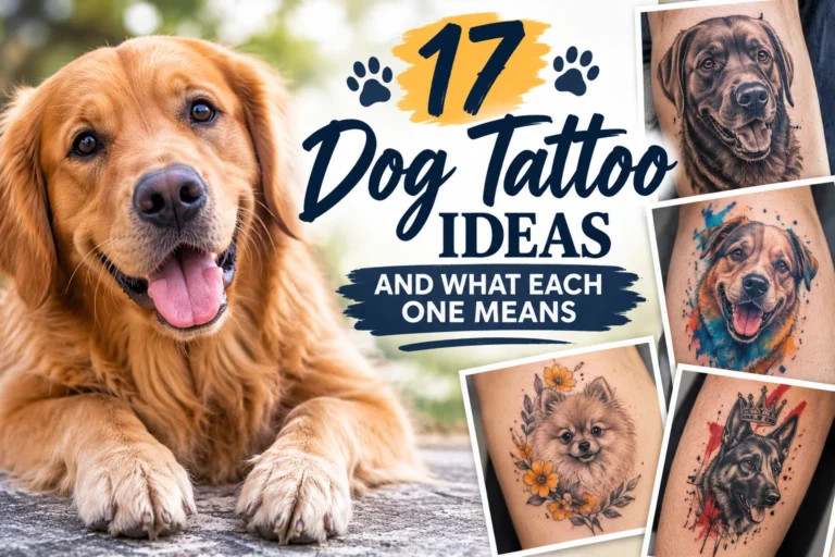 17 Dog Tattoo Ideas and What Each One Means